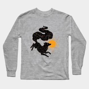 Black Wolf Eclipse Long Sleeve T-Shirt